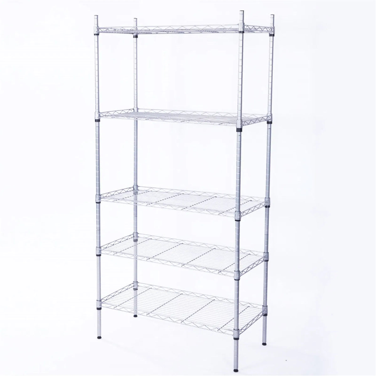 5-Shelf Adjustable; Heavy Duty Storage Shelving Unit ; Steel Organizer
