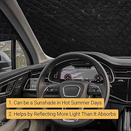 Car Windshield Snow Cover,car Windshield Snow Ice Cover With 4 Layers