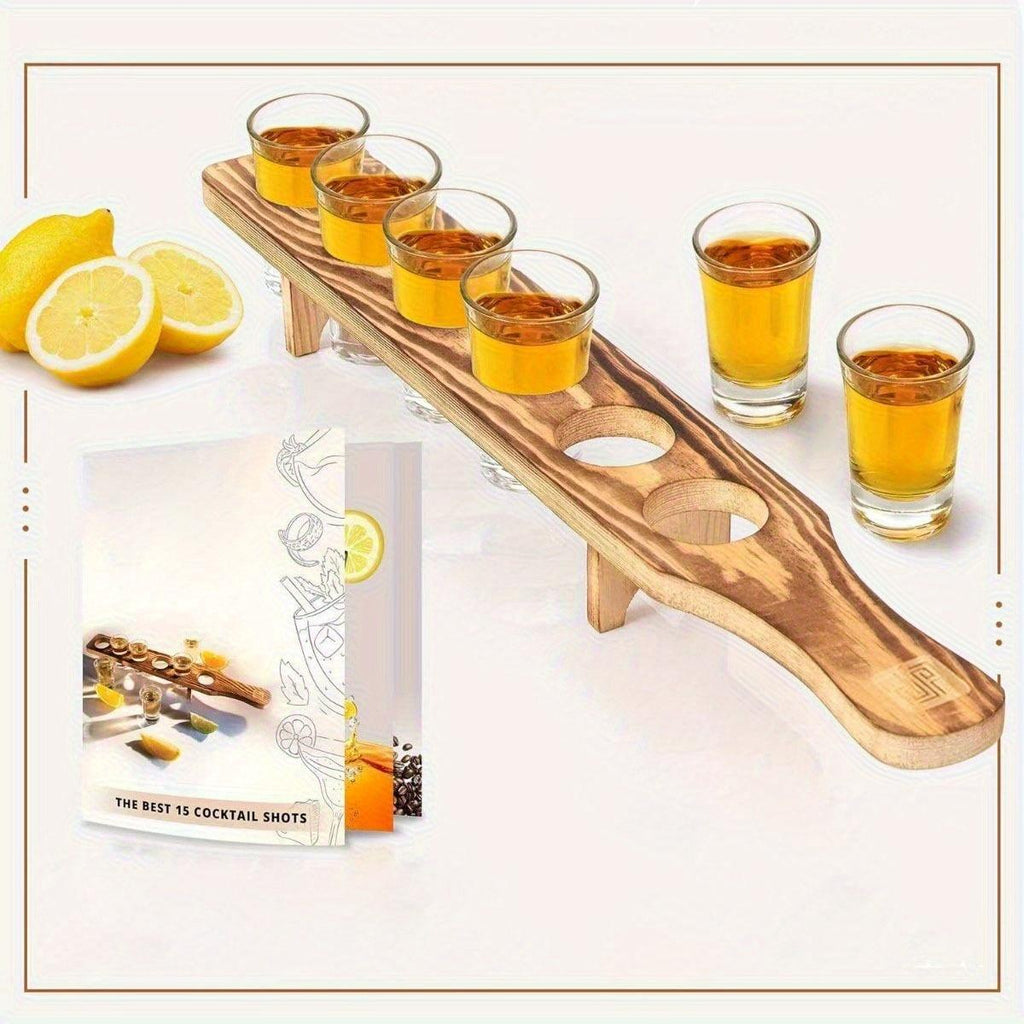 Three-piece Wine Glass Rack Set, Countertop Wine Glass Organizer