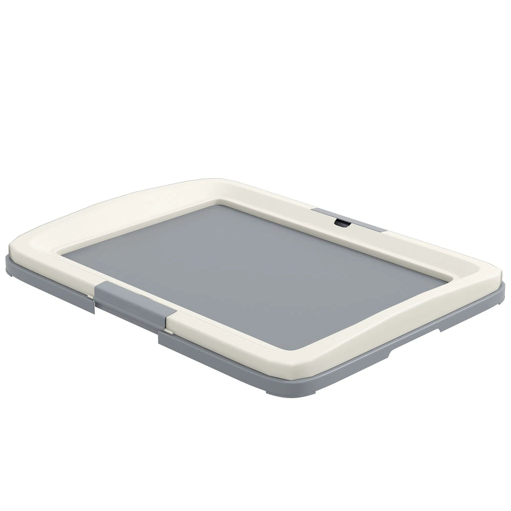 25" X 19" Pee Pad Holder, Dog Potty Tray For Indoor Outdoor, Easy