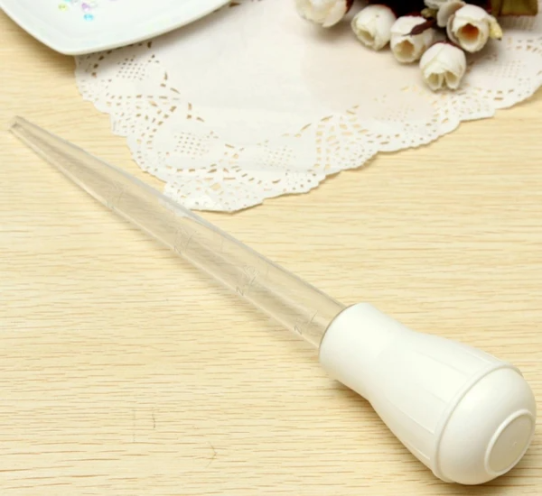 2 PCS Meat & Poultry Baster Heat Resistant BPA Free Turkey Syringe