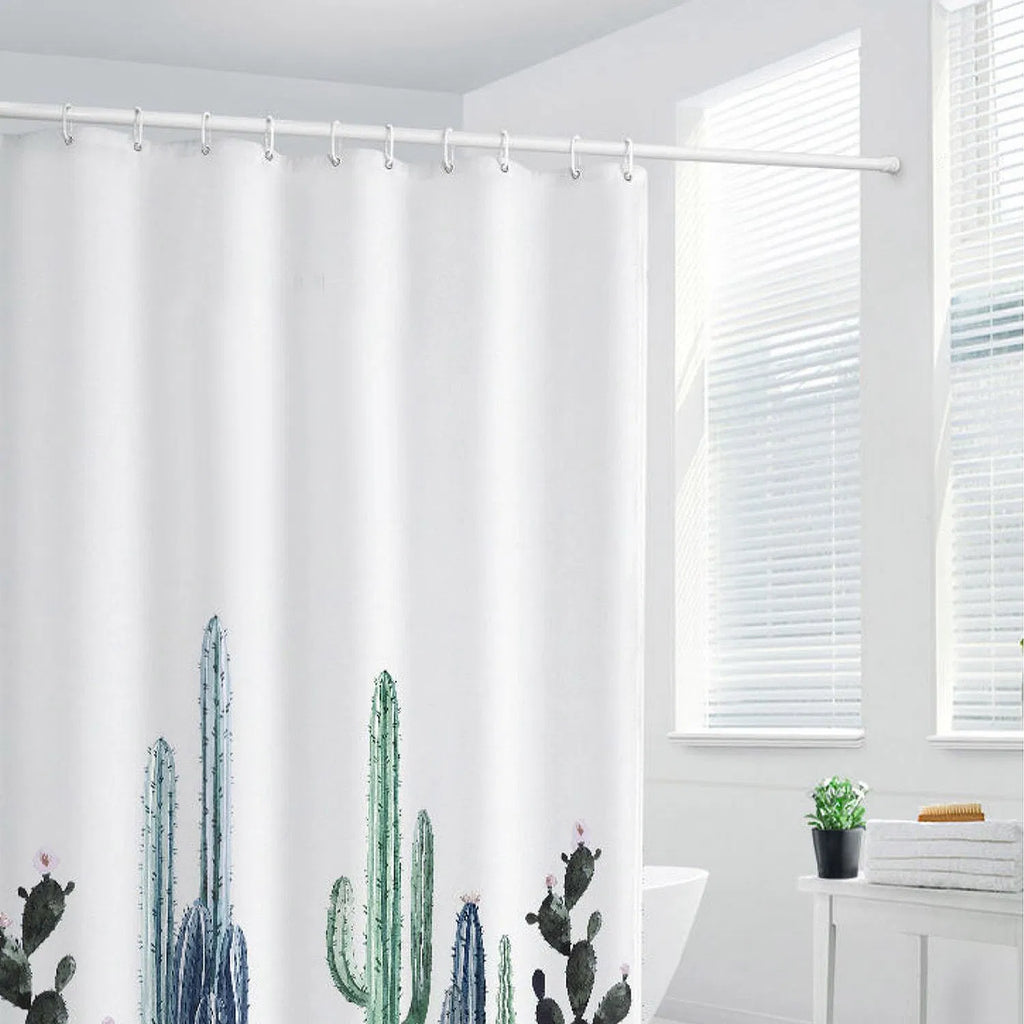 Heavy Duty Tension Curtain Rod, Non-slip Carbon Steel Spring Loaded