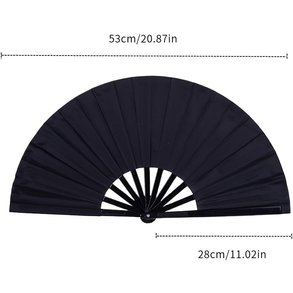 1PCS Largfolding Silk Hand Fan Hand Folding Fans Chinese Tai Chi