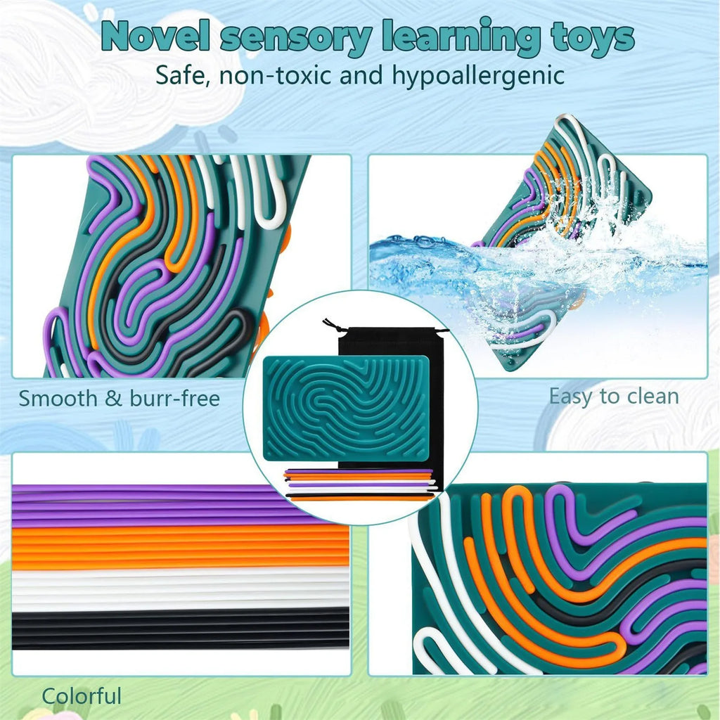Sensory Activity Board-dark Green