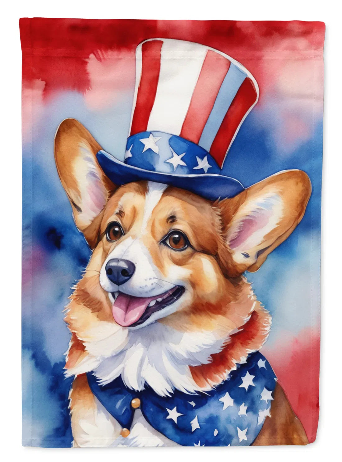 Corgi Patriotic American Garden Flag Mailbox Flag Decorative Yard Flag