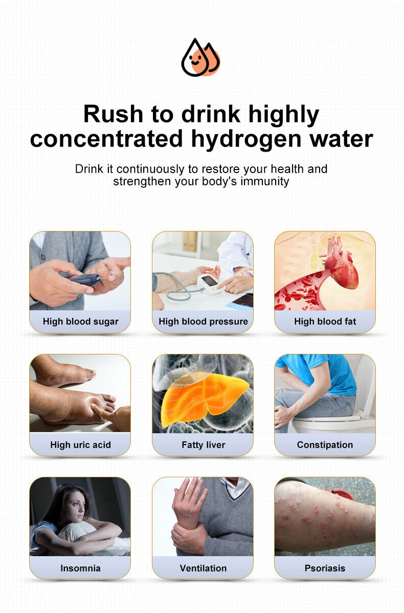 Hydrogen Water Bottle 1.5L Hydrogen Rich Portable Rich Hydrogen Water