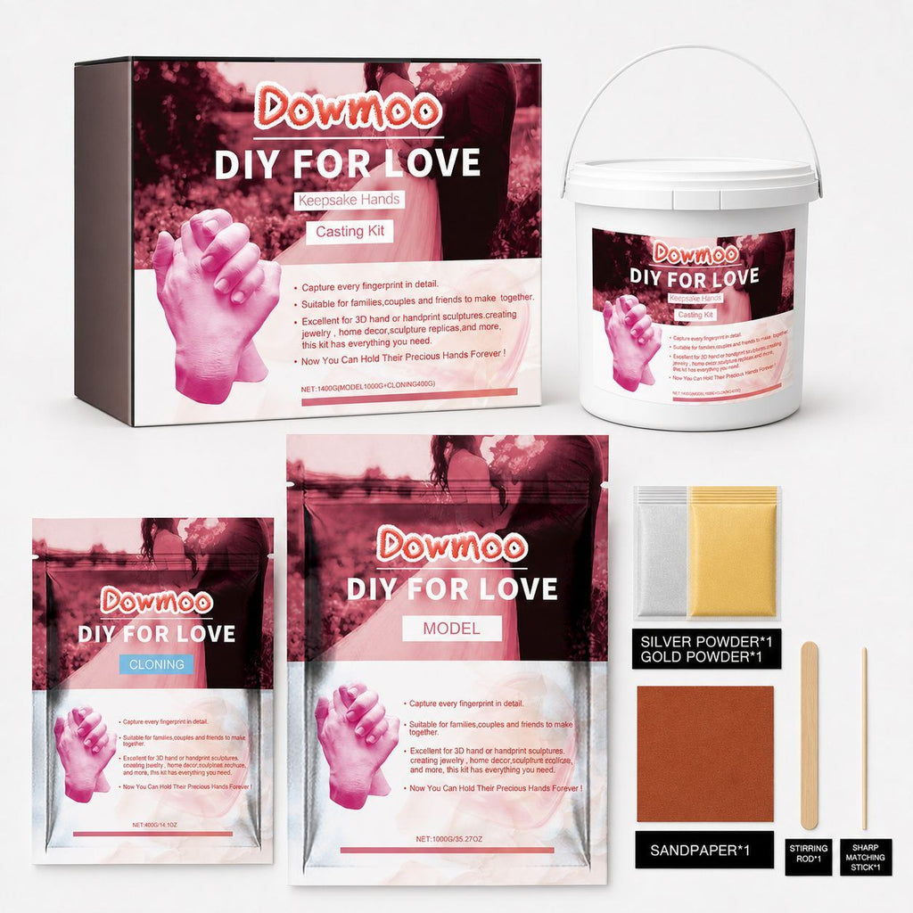 Dowmoo DIY Hand Casting Kit, 1400 G