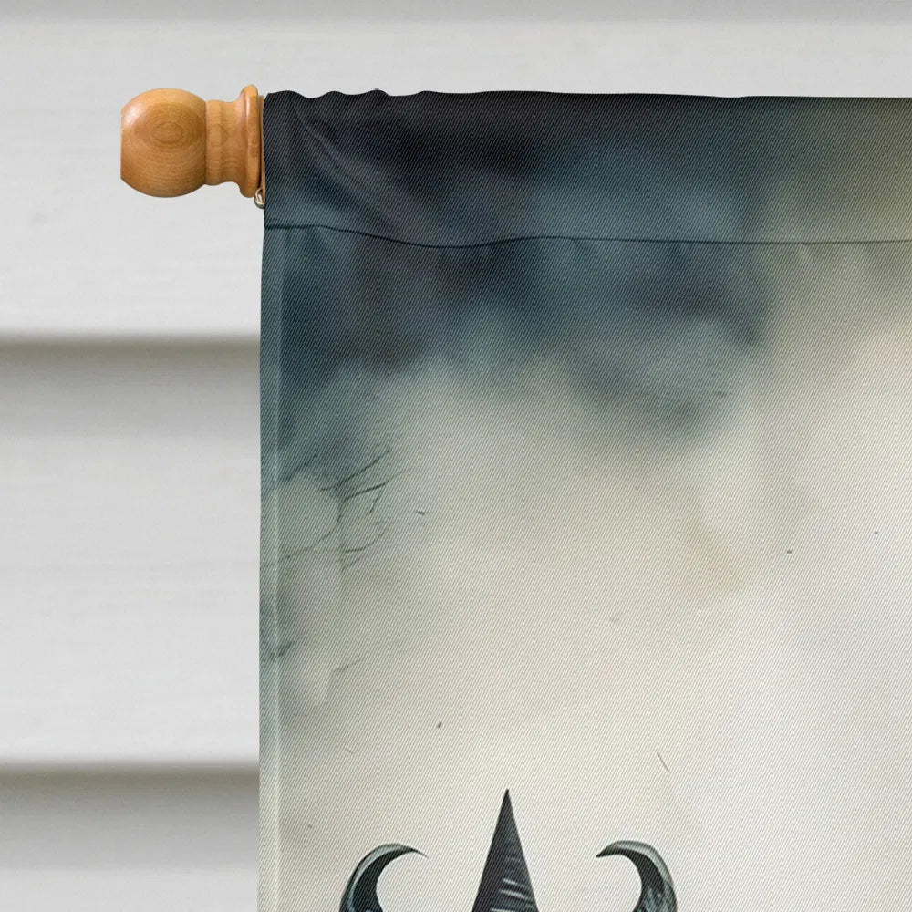 Krampus The Christmas Demon Spooky Halloween House Flag Large Porch