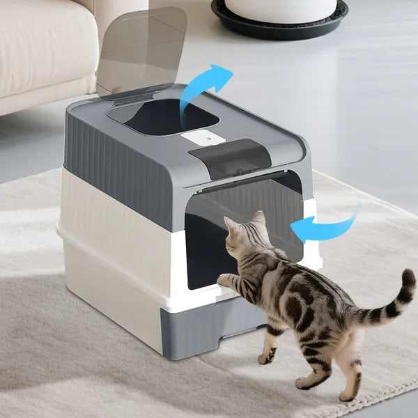 Greymagic Cube Intelligent Cat Litter Box - Free Hands, Enjoy Pure Life