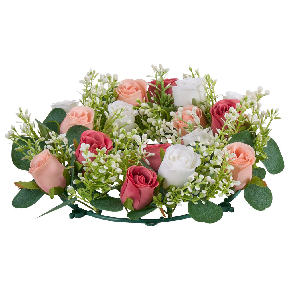 Artificial Wreath Rose Flower Wreaths For Wedding Arrangement