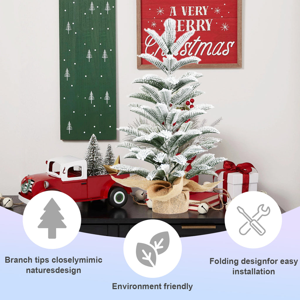 50cm All-pe Cut Wwine Tree Artificial Christmas Tree