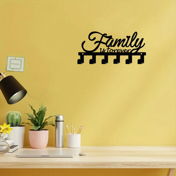 Modern Wall Mounted Key Holder With Shelf Entryway Organizer For Home