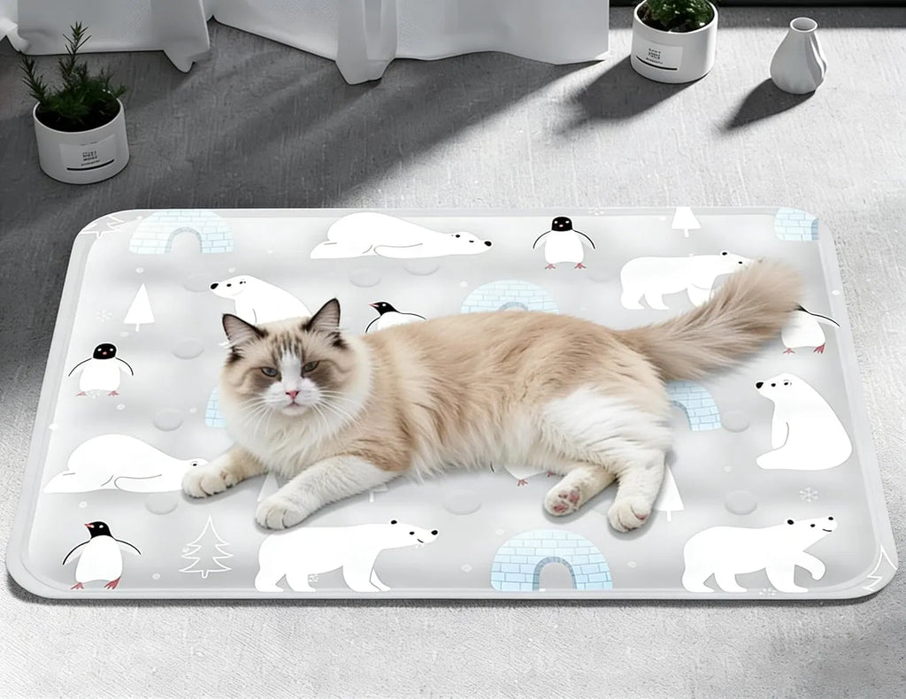 90*60 Cm Dog Cooling Mat, Summer Pet Mats, Portable Pet Cooling Pad
