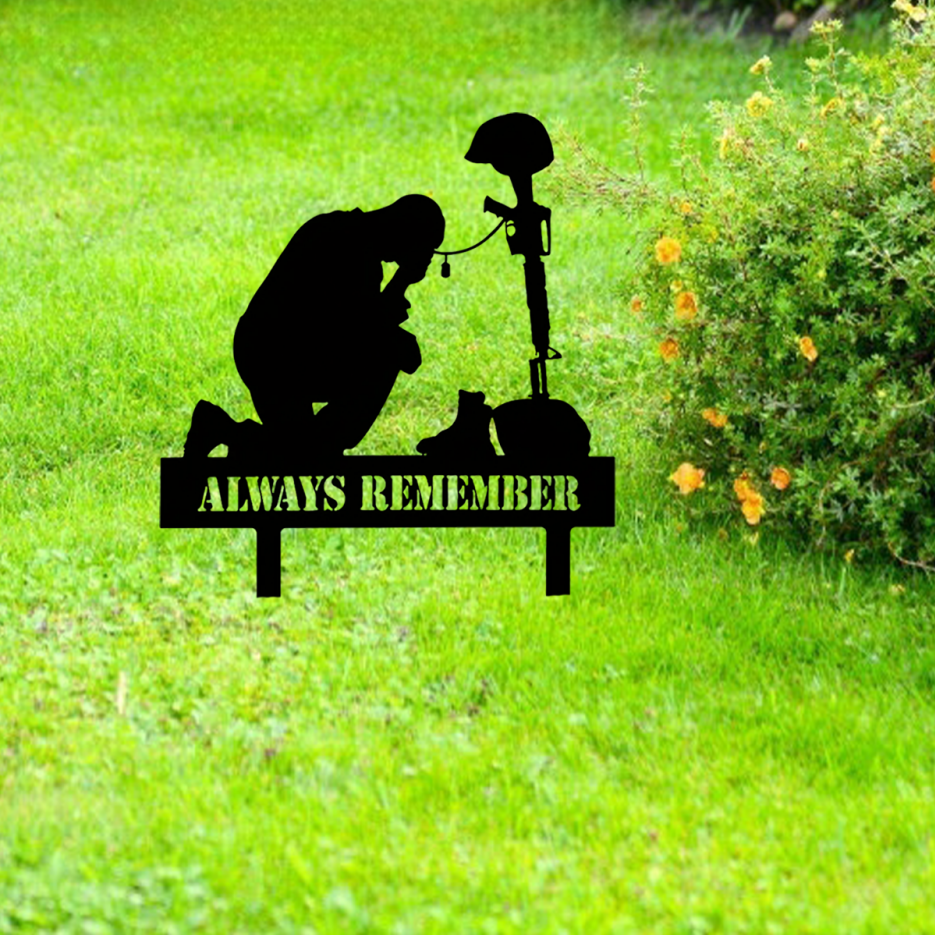 Freedom Is Not Free Silhouette Memorial - Outdoor Tribute For Fallen