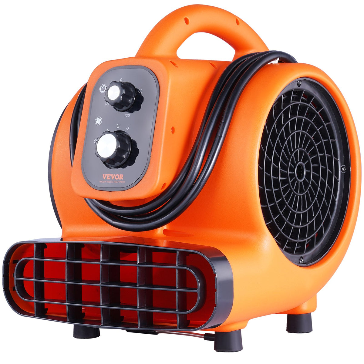 Vevor Floor Blower, 1000 CFM Air Mover For Drying And Cooling, Portable