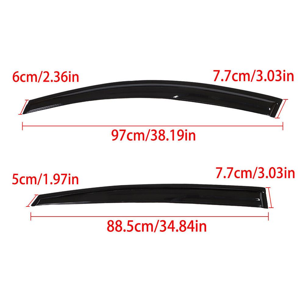 For Kia 2011-2015 Optima Sedan Window Visors Rain Guard Deflectors