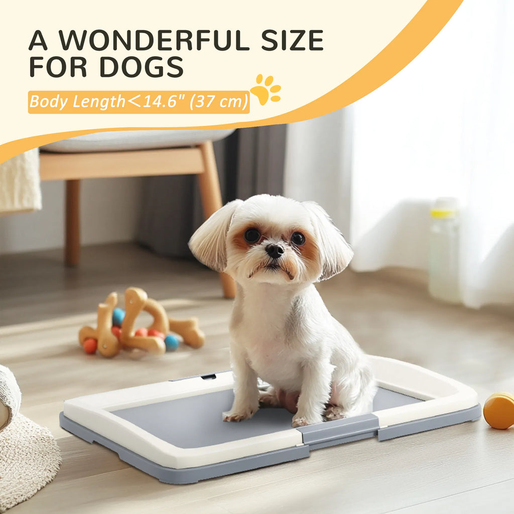 25" X 19" Pee Pad Holder, Dog Potty Tray For Indoor Outdoor, Easy