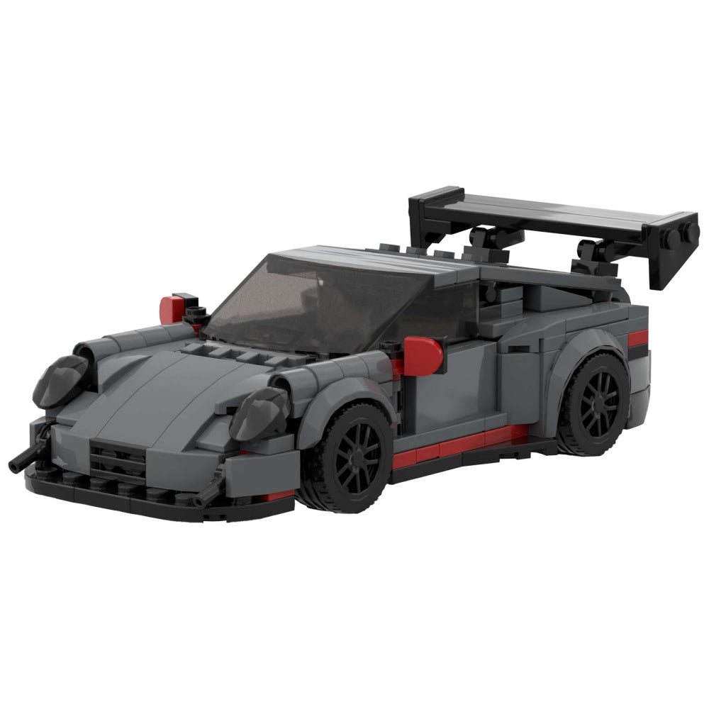 374PCS Gray Sports Car Building Blocks,speed Champions Cars Blocks