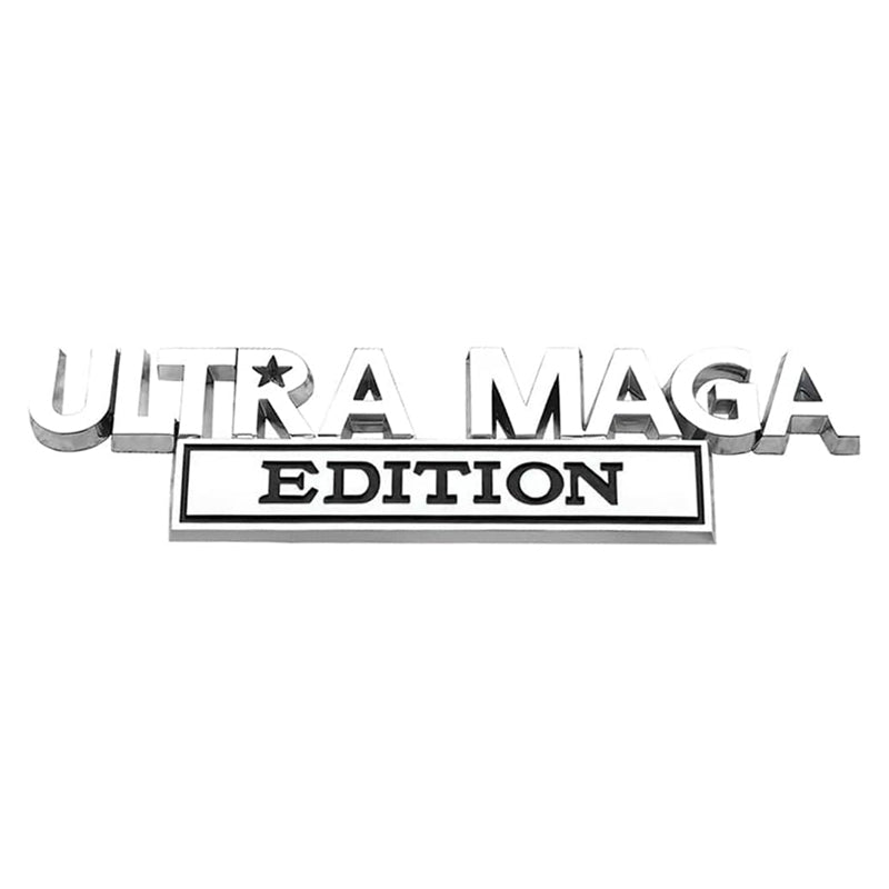 2pcs Ultra MAGA Edition Emblems, Emblem 3D Badge Decal Car Truck SUV