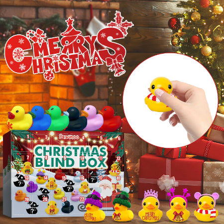 Dowmoo Christmas Rubber Duck Advent Calendar Christmas Rubber Duck Toy