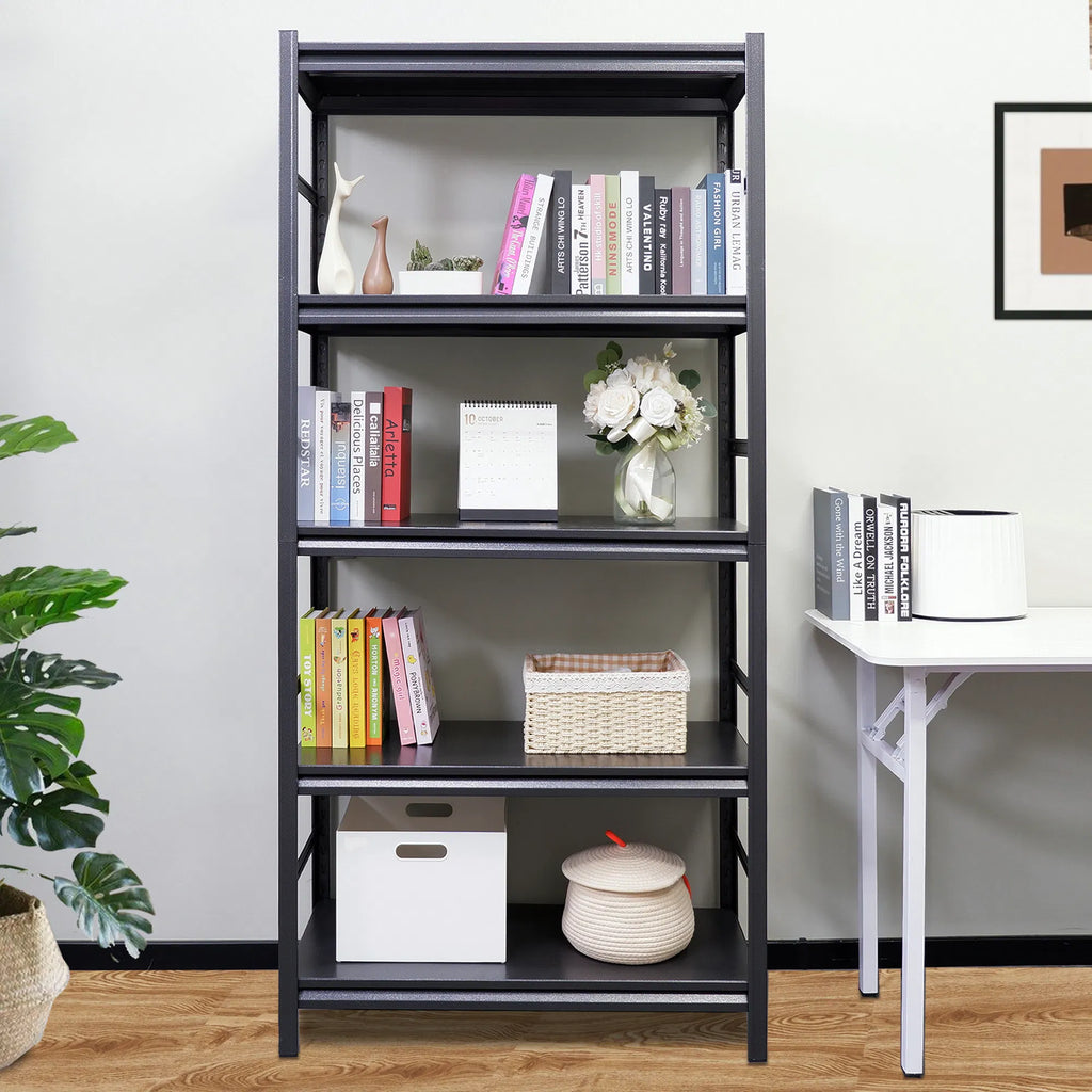 H72 * W35.4 * D15.7 Storage Shelves 5 Tier Heavy Duty Metal Shelving
