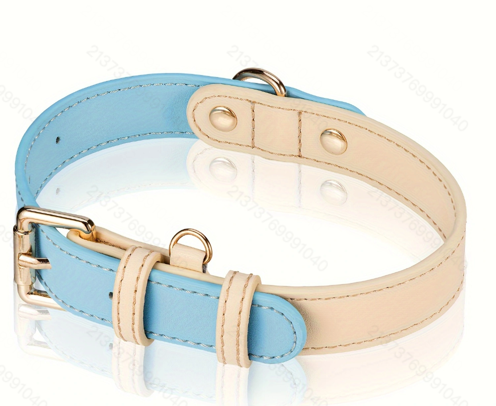 Dog Collar, Leather Dog Collar, For Small, Medium, And Large Dogs