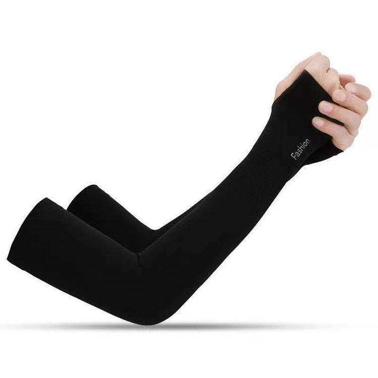 Unisex Cooling Ice Silk Sun Sleeves - UV Protection Thin Arm Guards