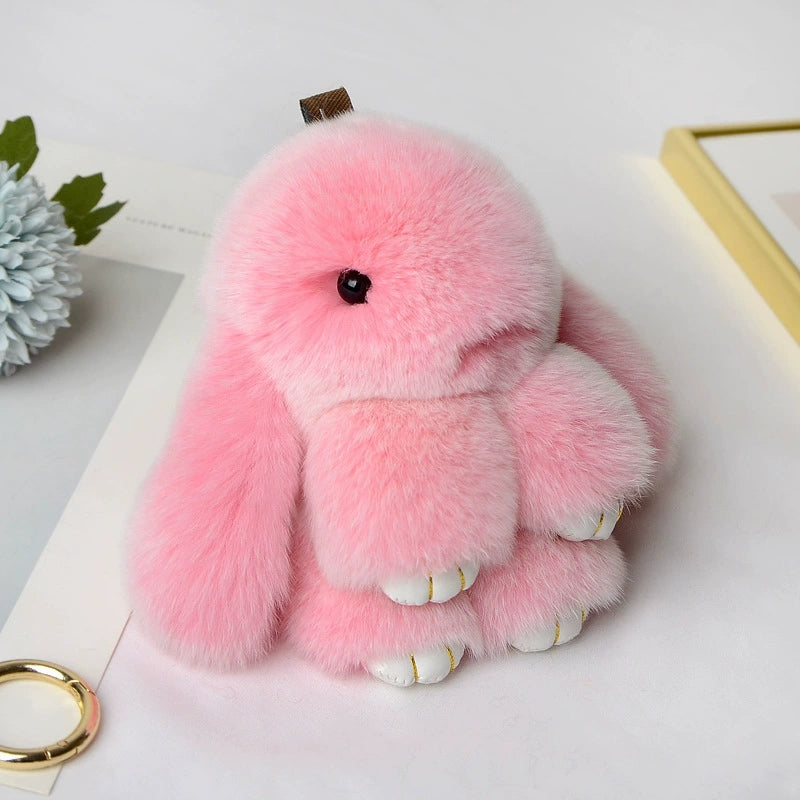 Cute Plush Rabbit Keychain