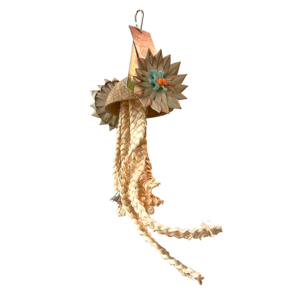 Parakeet Toys, Adventure Series - Jellyfish Sea Monster Shaped Handmade