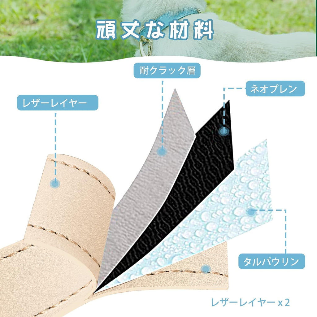 Dog Collar, Leather Dog Collar, For Small, Medium, And Large Dogs