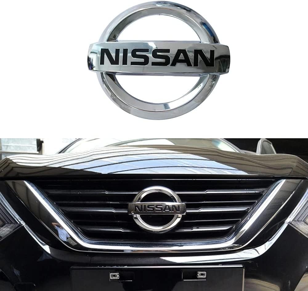 Car Front Grille Emblem Compatible With Nissan 2013-2018 Auto Vehicle