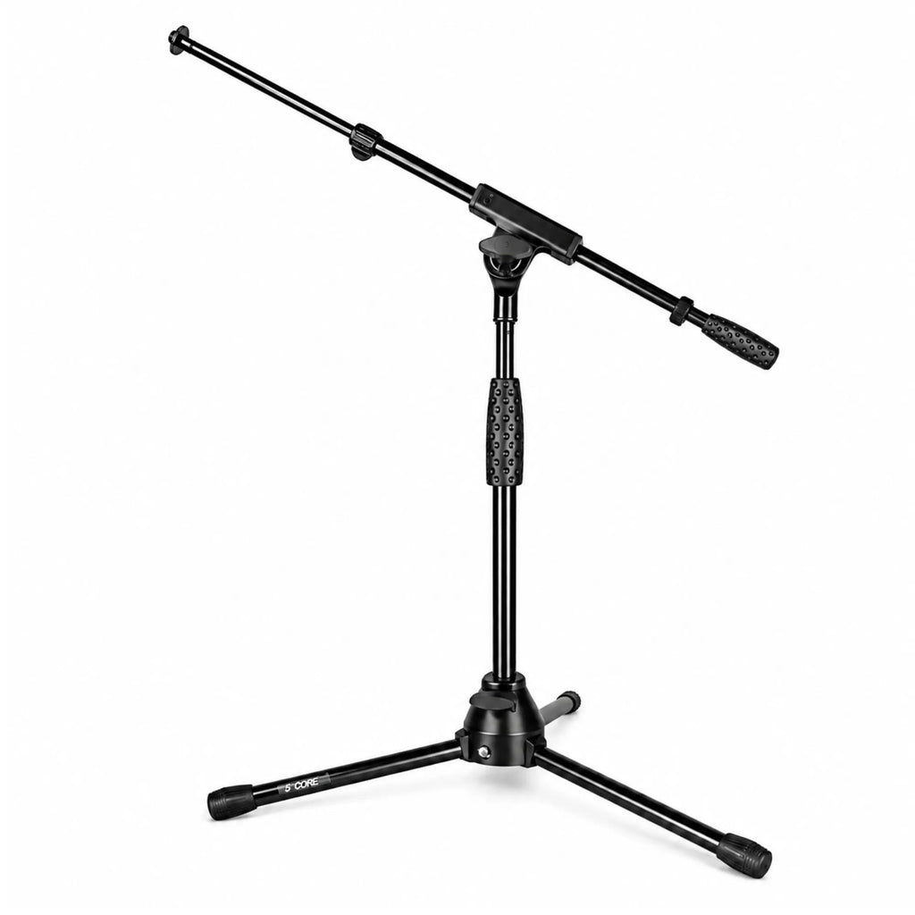 5 Core Mic Stand Floor Adjustable Short Tripod Microphone Stands W