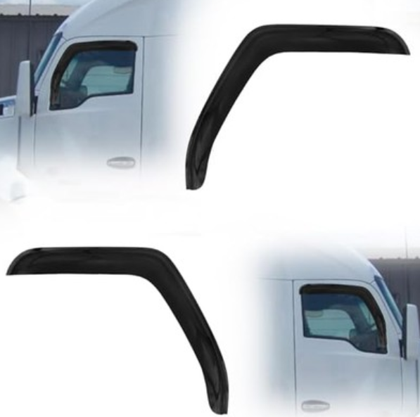 Window Air Guard Deflectors Compatible With 2007-2017 Freightliner