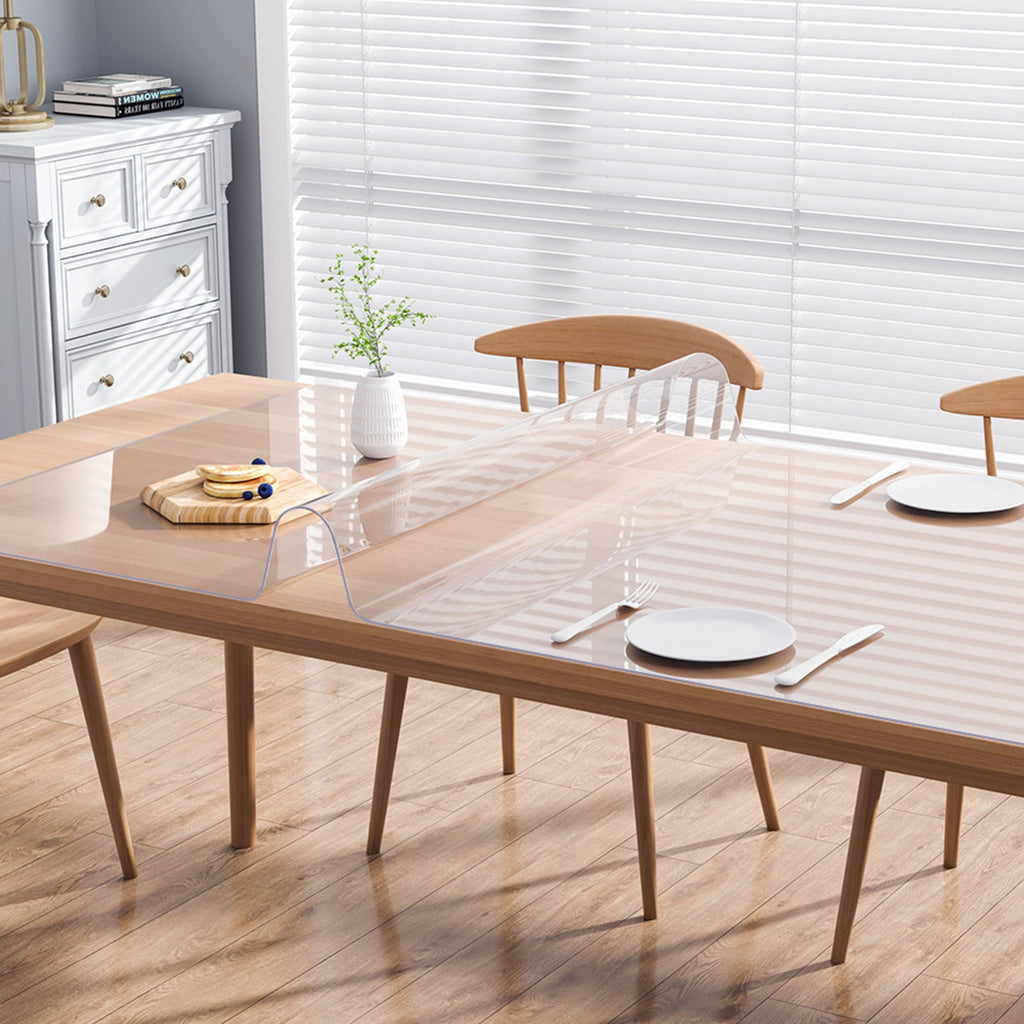 Vevor Clear Table Cover Protector, Table Cover, 1.5 Mm Thick PVC