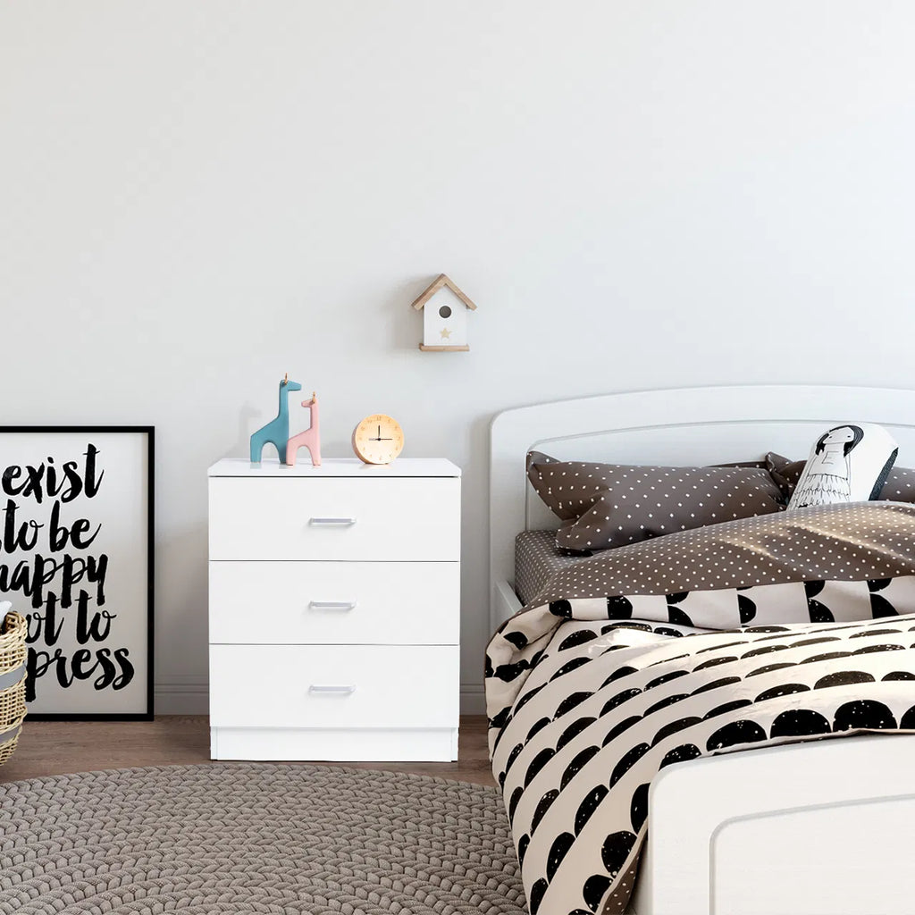 [] Modern Simple 3-Drawer Dresser Chest Of Drawers For Family Room