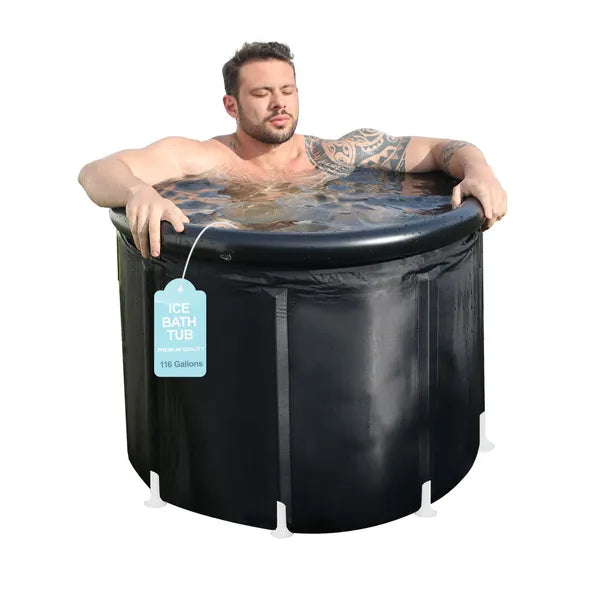 XXL Ice Bath Tub, 102 GL Cold Plunge Tub, Portable Plunge Pool