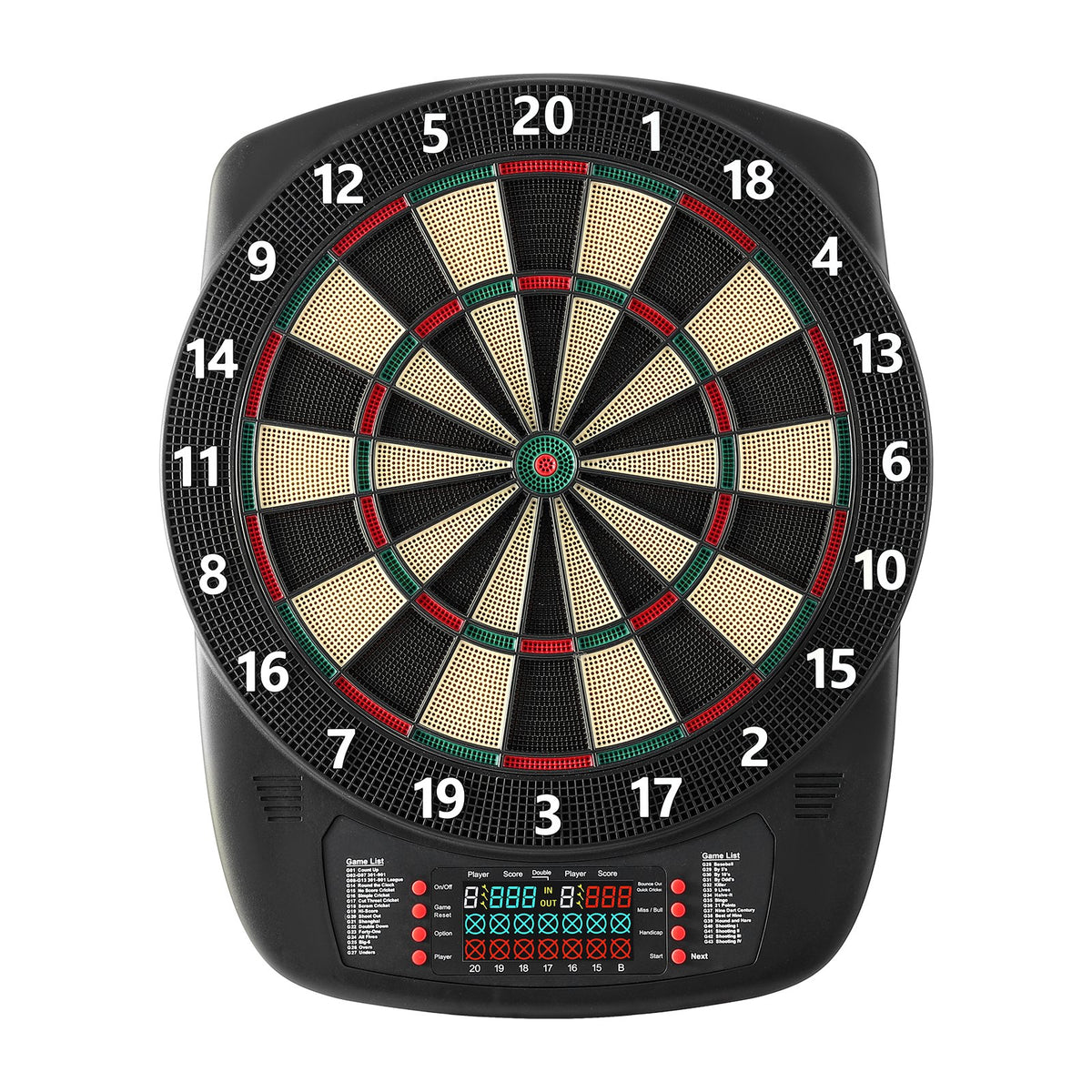Electronic Dart Board, 13.5" Target Dartboard With 43 Games & 200+