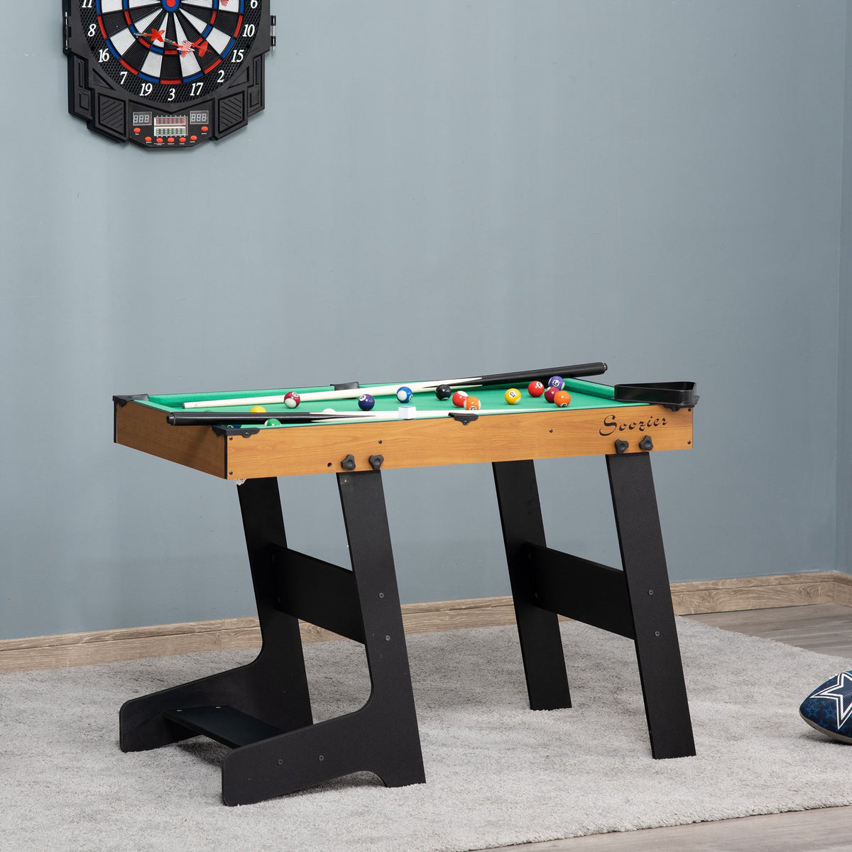 38 Mini Pool Table Set Tabletop Billiards Game, Fun For Whole Family