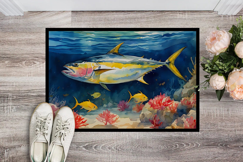 Yellowfin Tuna Doormat Front Door Mat Indoor Outdoor Rugs For Entryway