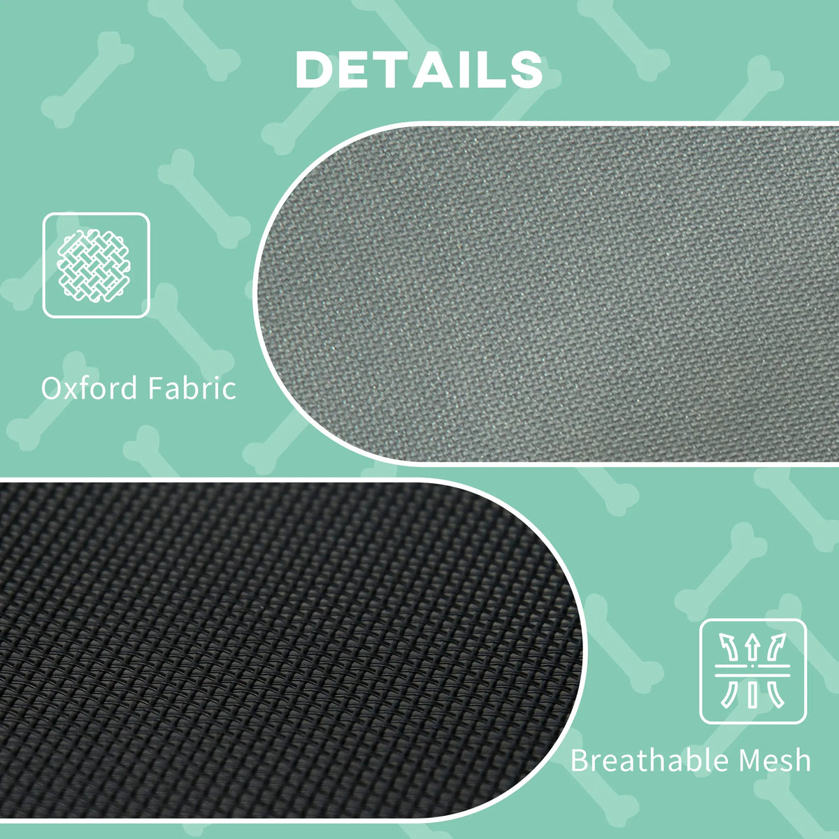 Large Elevated Dog Bed 6.2" L X 29.9" W 36.2" H Foldable Outdoor Cat