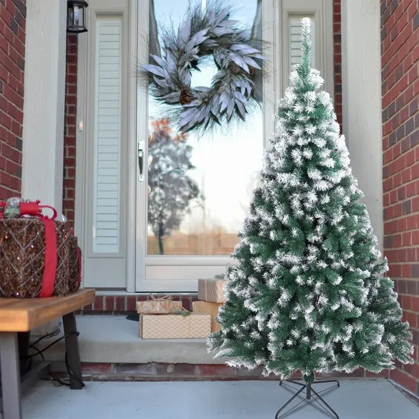 7FT Spray White PVC Christmas Tree 870 Branches YJ