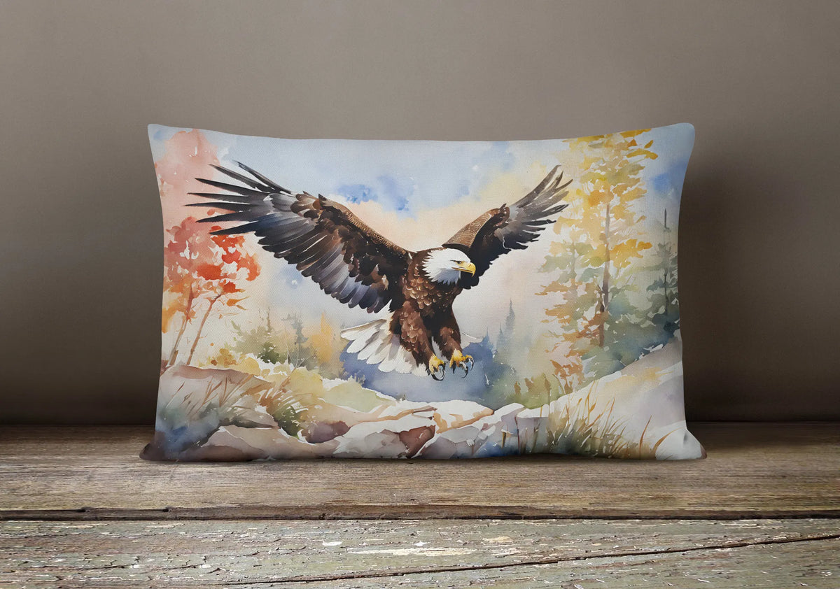 Watercolor Birds Throw Pillow Throw Pillow For Indoor Couch Bed Outdoor