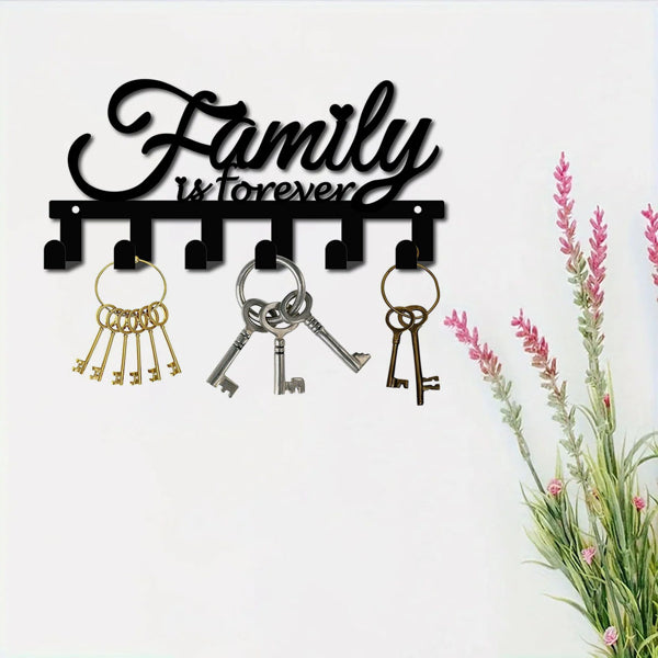 Modern Wall Mounted Key Holder With Shelf Entryway Organizer For Home