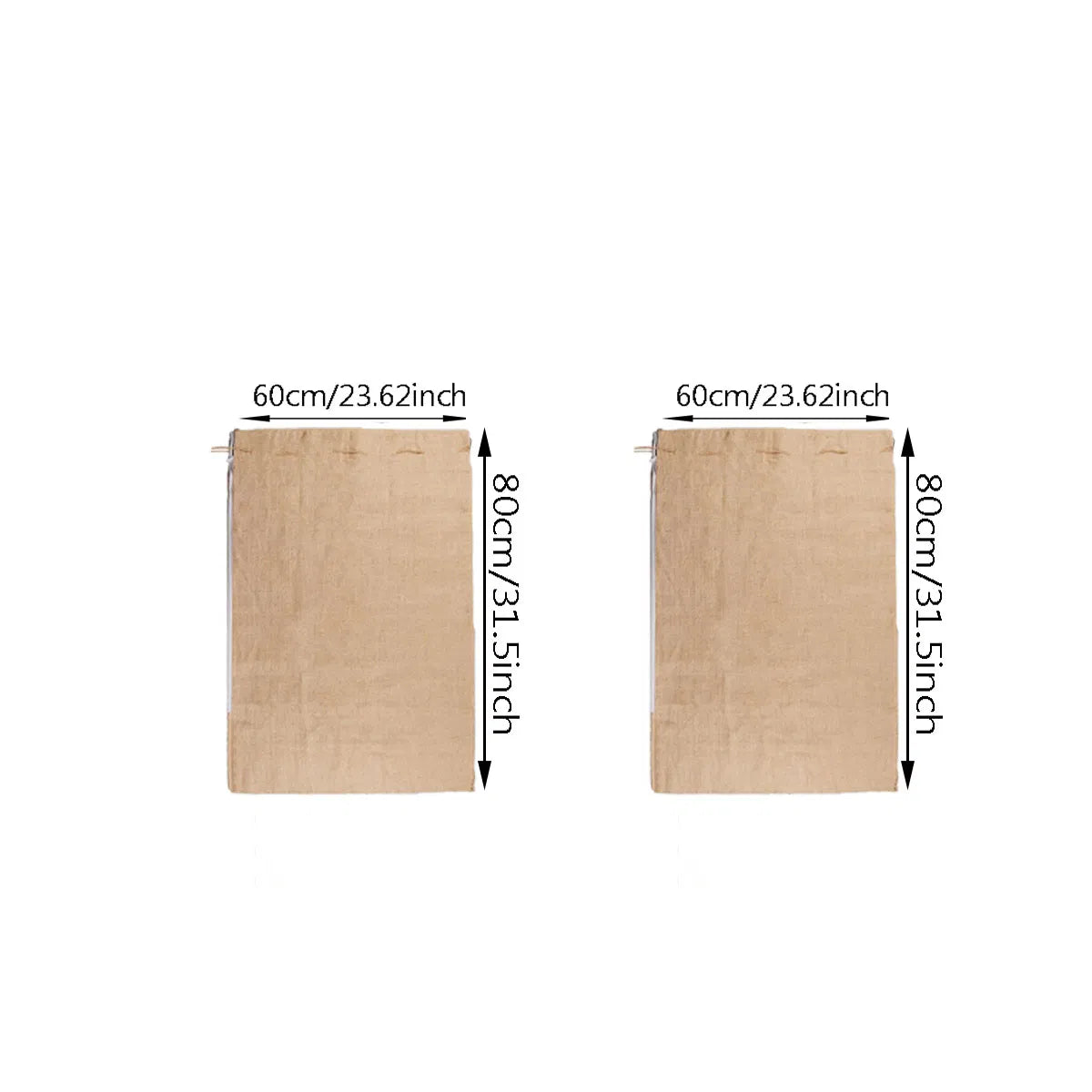 2 Packs Burlap Plant Cover Bags 3 Sizes Tree Freeze Protection Blanket