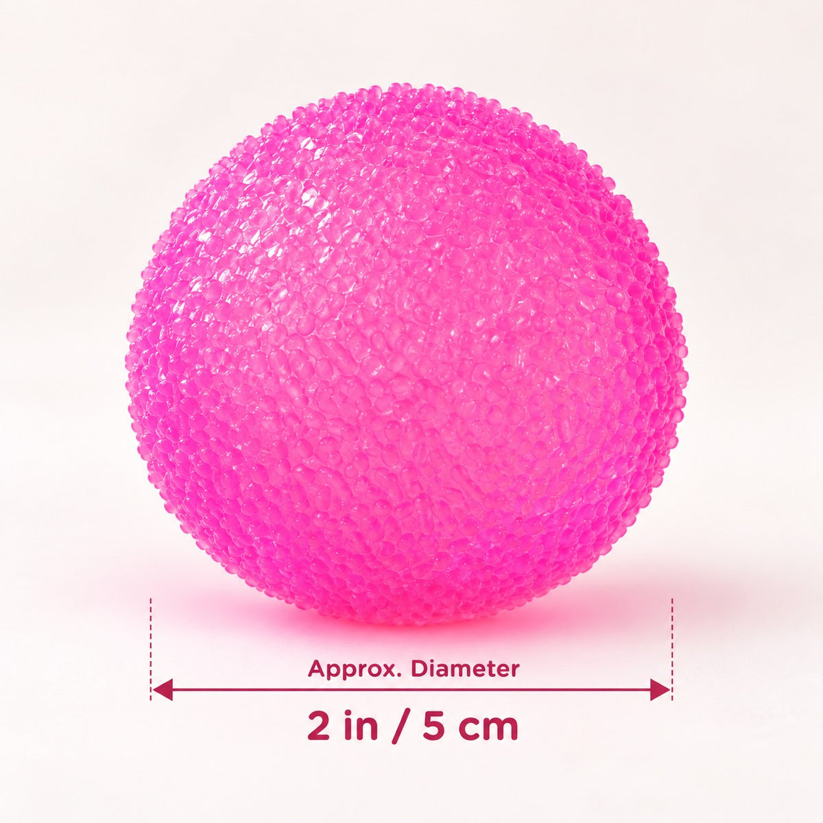 Crunchy Texture Stress Ball, Squeezable Fidget Sensory Toy For Stress