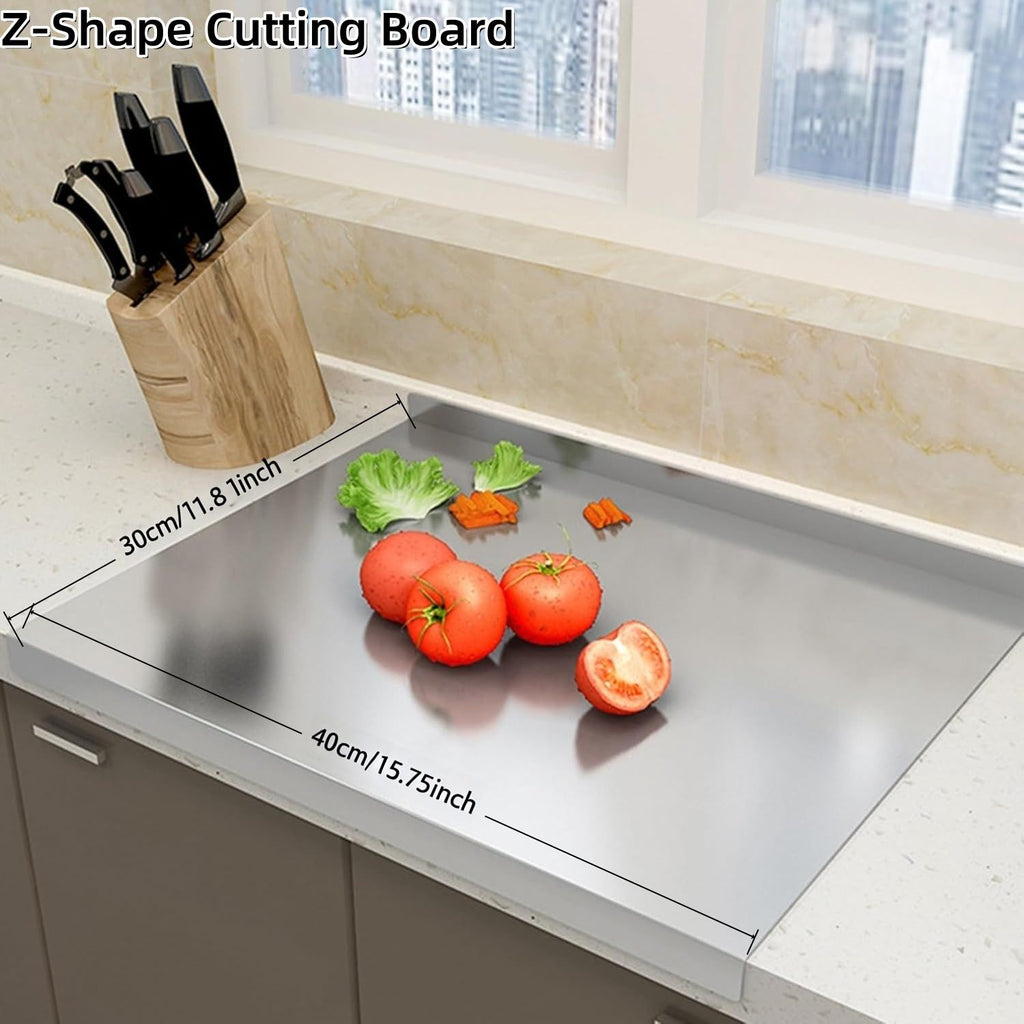 316 Material Double-edge Stainless Steel Kitchen Chopping Board