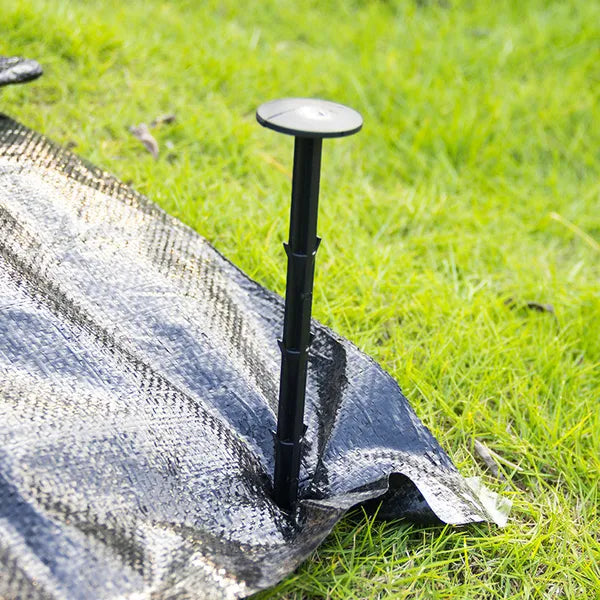 50PC 4.5inch Plastic Lawn Turf Spikes, Groundsheet Fixing Spikes