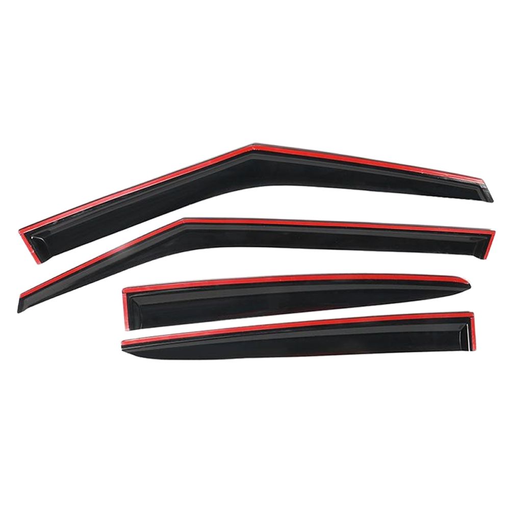 Fits 11-18 Hyundai Veloster Window Visors Acrylic Sun Guard Rain