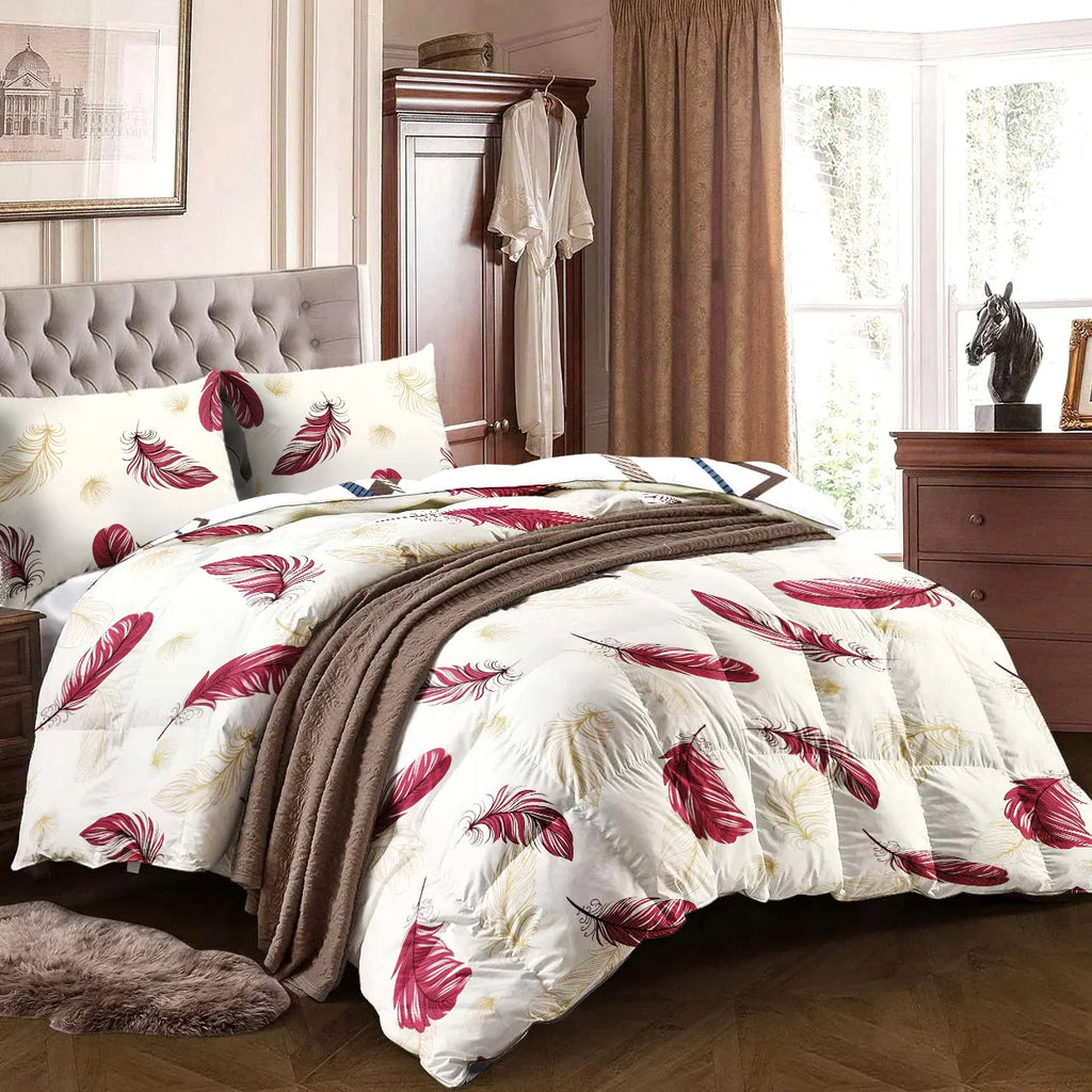 Quilted Bedspread & Curtain Set 9 Piece, Queen Size - Bedding Ensemble