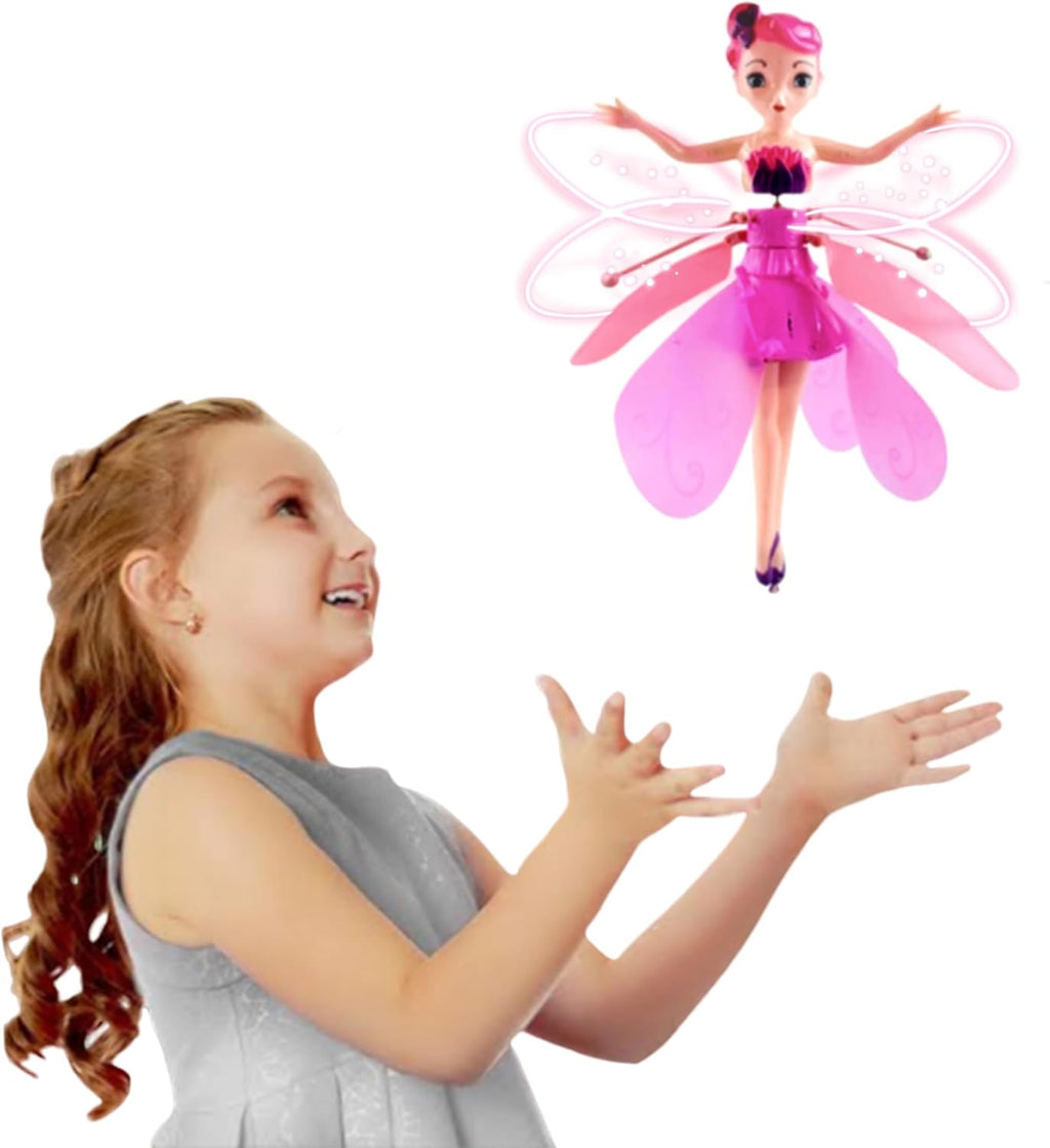 Magical Flying Toy Doll With Crystal Wings, Girls Gifts, Interactive